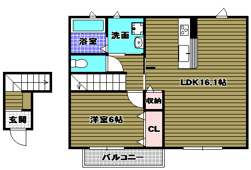 フォレストメゾンバル狭山の間取り