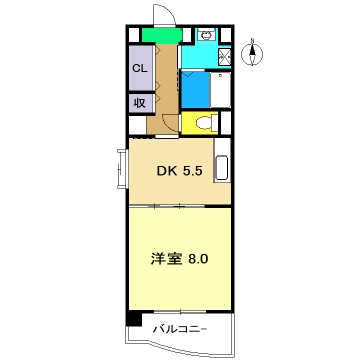 山帰来の間取り