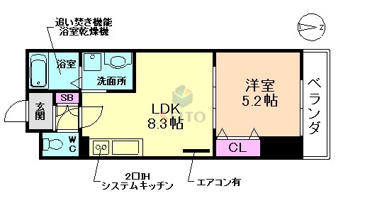 クリエオーレ曽根南町の間取り