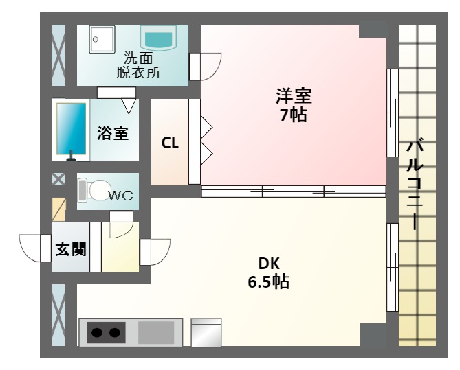 アーバンステージ天王寺東の間取り