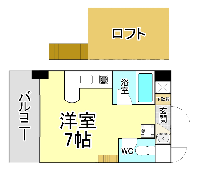 オアシス門司港IIの間取り