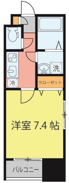 シェルグランデ東口の間取り