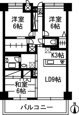 ADVANCE NAGAI IIIの間取り