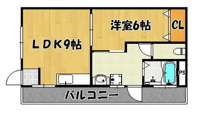 明神マンション1号の間取り