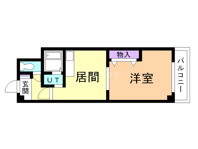 札幌市北区新琴似八条のマンションの間取り