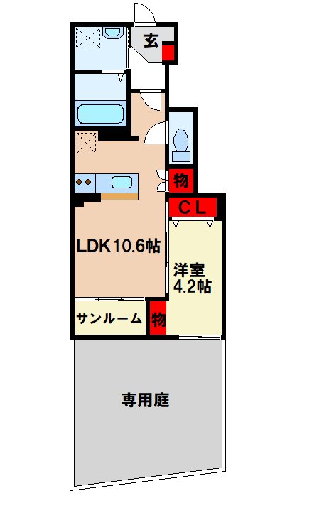 WISTARIA　筑紫の間取り