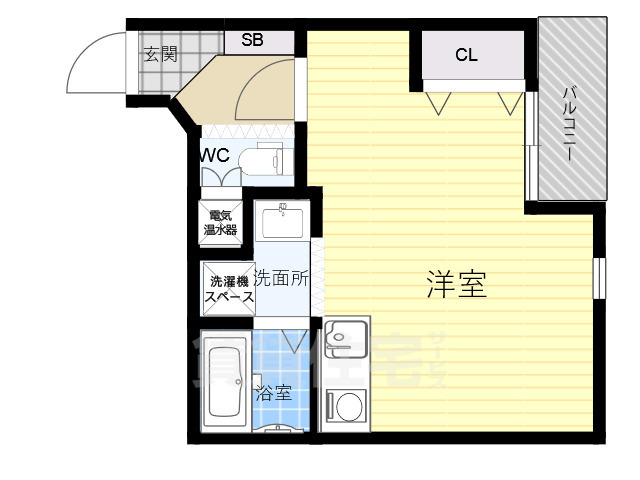 るぽ栗山の間取り