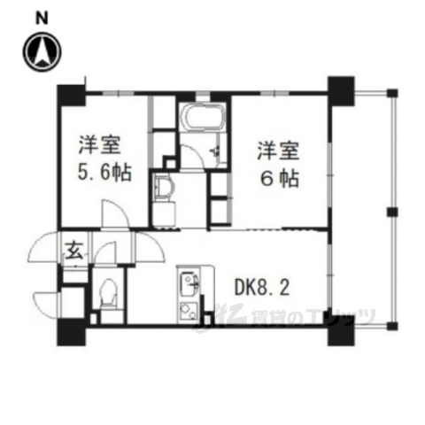 エステムプラザ京都河原町通の間取り