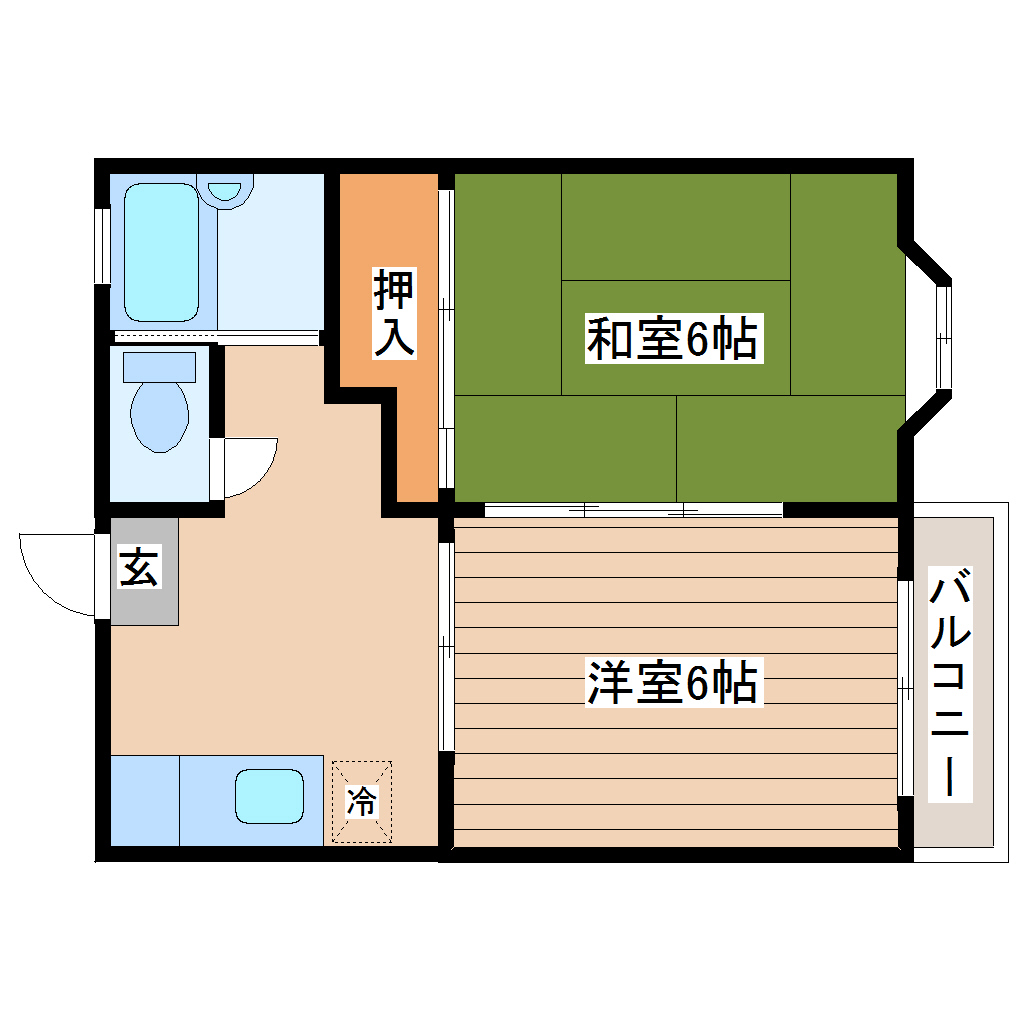 ファンシートダAの間取り