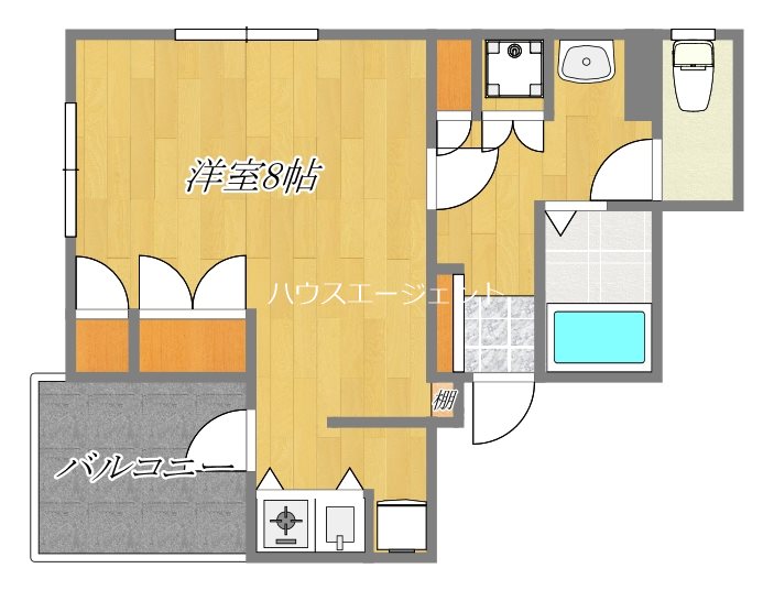 フォレストコート葛西の間取り