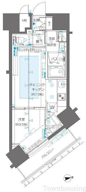 ZOOM新宿御苑前の間取り