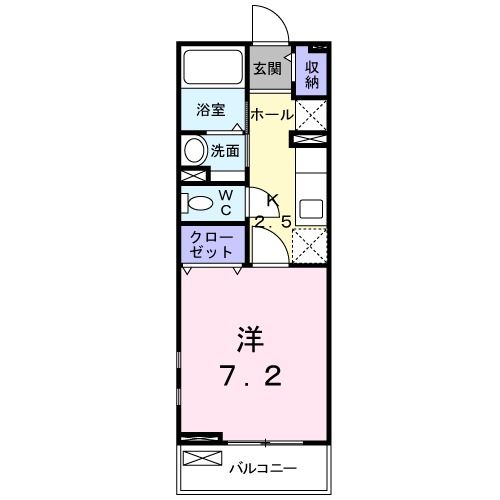 大府市共栄町のアパートの間取り