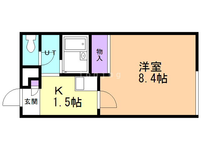 レオパレスアウルの間取り