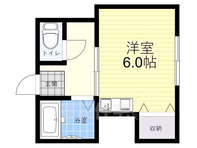 豊中市原田元町のマンションの間取り