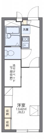 北九州市小倉北区篠崎のアパートの間取り