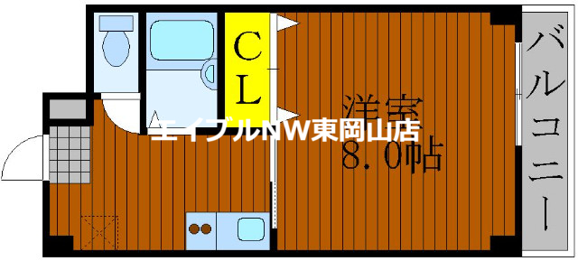 ベルメゾン山田II号館の間取り