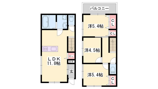 エル・サッスーンYASHIROの間取り