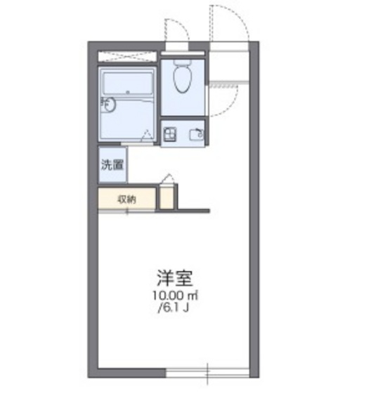 レオパレス方地西の間取り