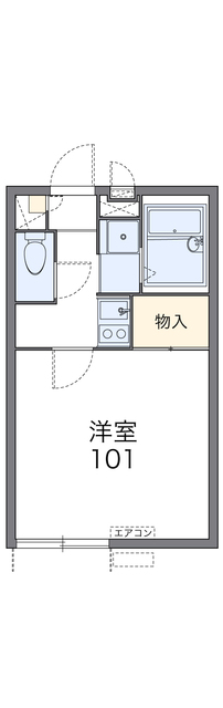 レオパレス富田林西の間取り