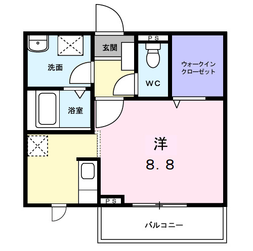 【アビタシオン渡　IIの間取り】