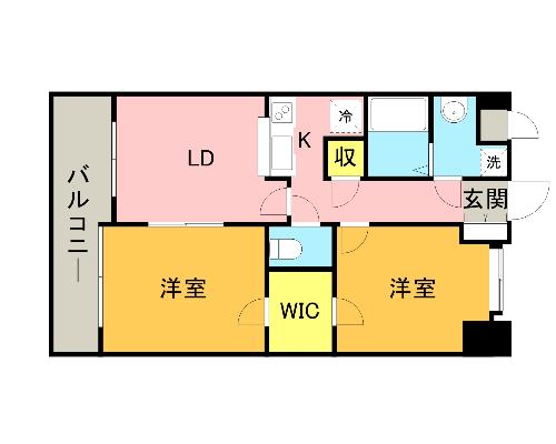 グラシア大濠の間取り