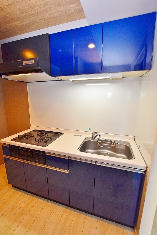 キッチン　★3口ガスシステムキッチン（グリル付）★（現況優先）