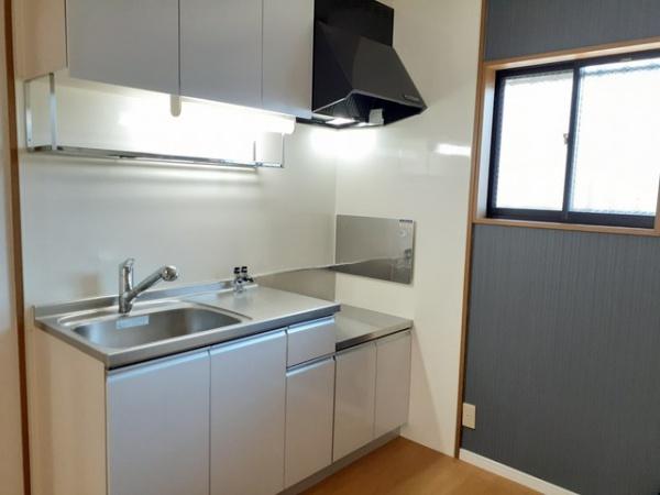 キッチン　ガスコンロ設置可！