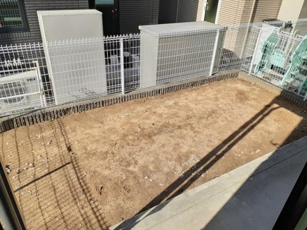 バルコニー　専用庭！