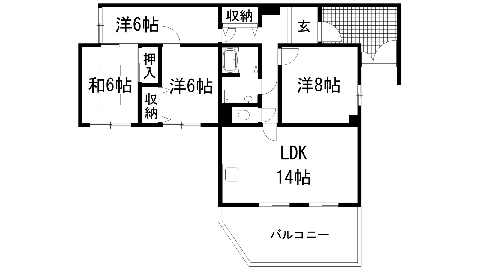 イトーピア甲陽園D棟_間取り_0