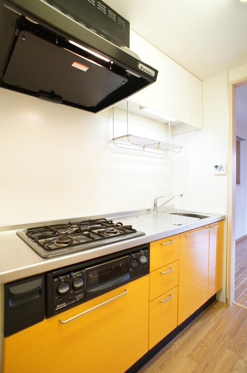 キッチン　調理もしやすいい二口コンロ