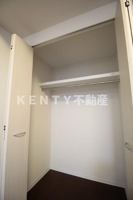 収納　たっぷりとした収納スペースです