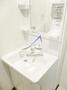 洗面設備　洗面台です。