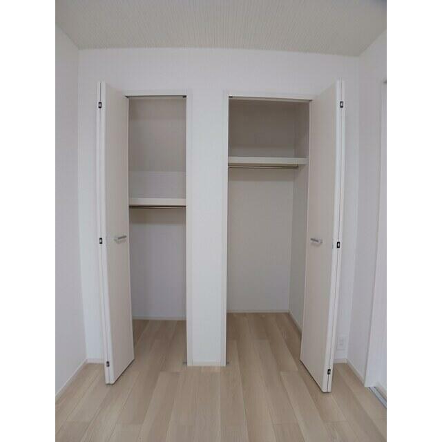 収納　クローゼット完備。