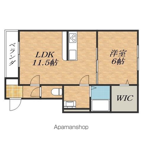 ＪＲ根室本線 帯広駅 徒歩3分 2階建 新築の間取り写真