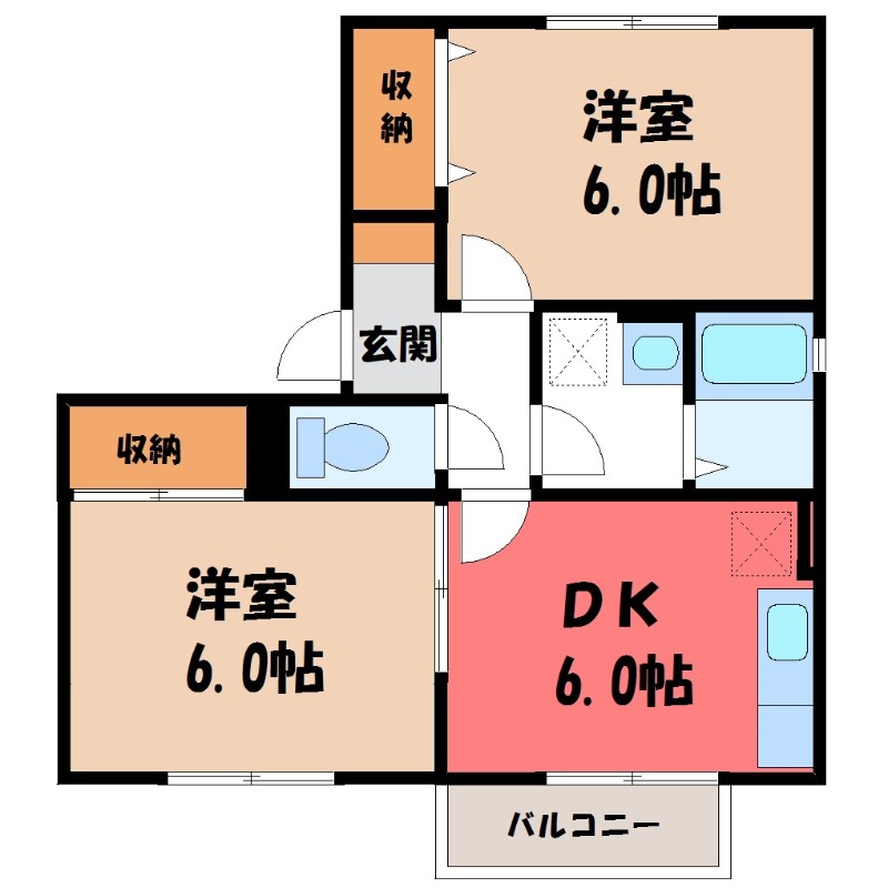 プルニエ Kの間取り写真