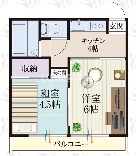 b CASA深谷re-bornの間取り写真