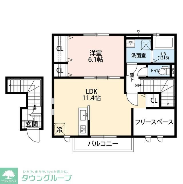クレールEMの間取り写真