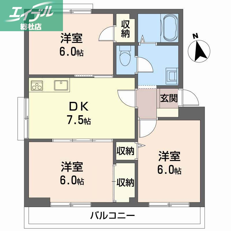 小野マンションの間取り写真