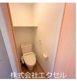 トイレ　温水洗浄便座です。