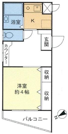 【田園マンション鮫洲の間取り】