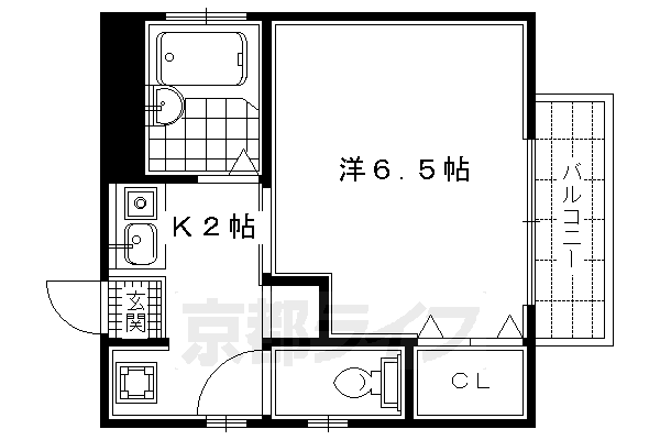 エスカール北大路の間取り