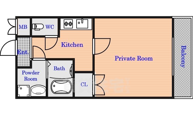 カネダマンションの間取り