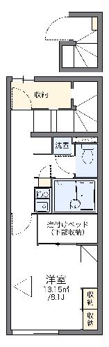 【レオパレスナップ　シャンブルの間取り】