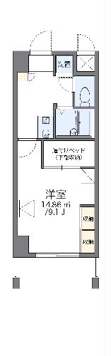 レオパレス三井田の間取り