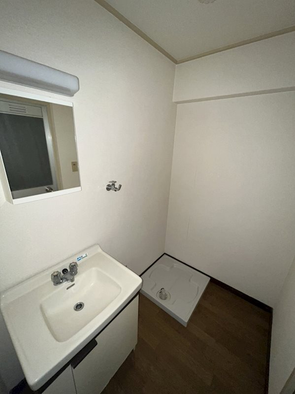 洗面設備　※写真は別号室のものです。