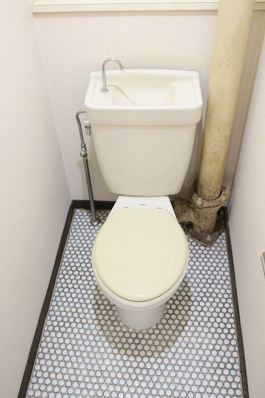トイレ　※写真は別号室のものです。