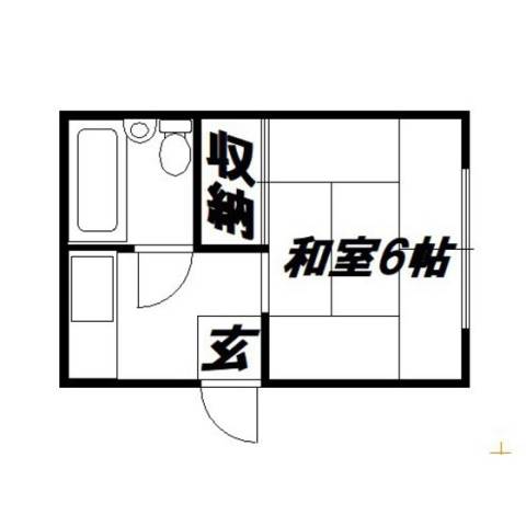 浜松市中央区高塚町のマンションの間取り