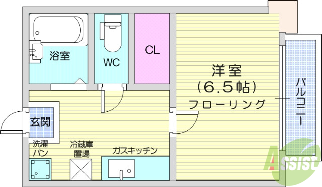 ガーデンワコー壱番館の間取り