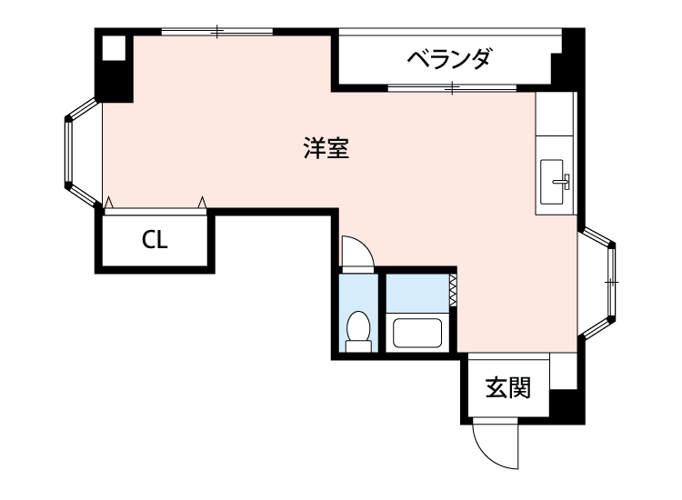 コーポ岡芳の間取り