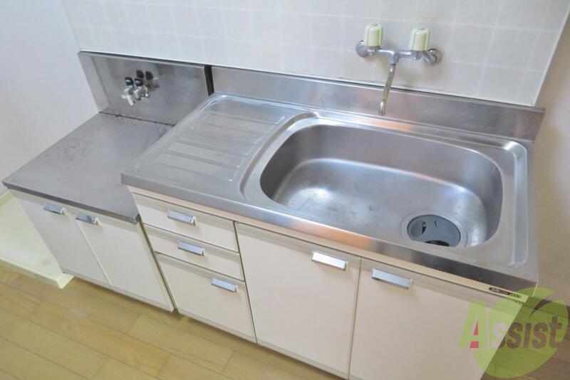 キッチン　キッチン派ス金歯ガスコンロを置いていただいてご利用ください。